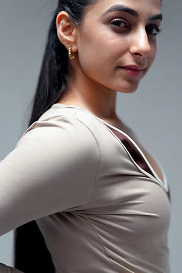 Bow-Wrap Blouse