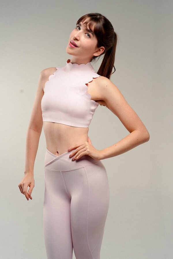 Scallop Halter Blouse