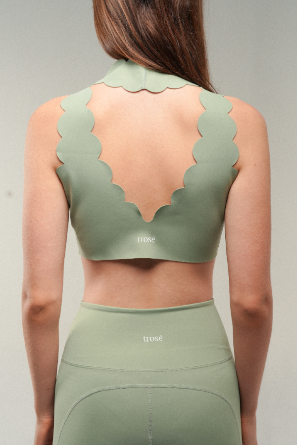 Scallop Halter Blouse