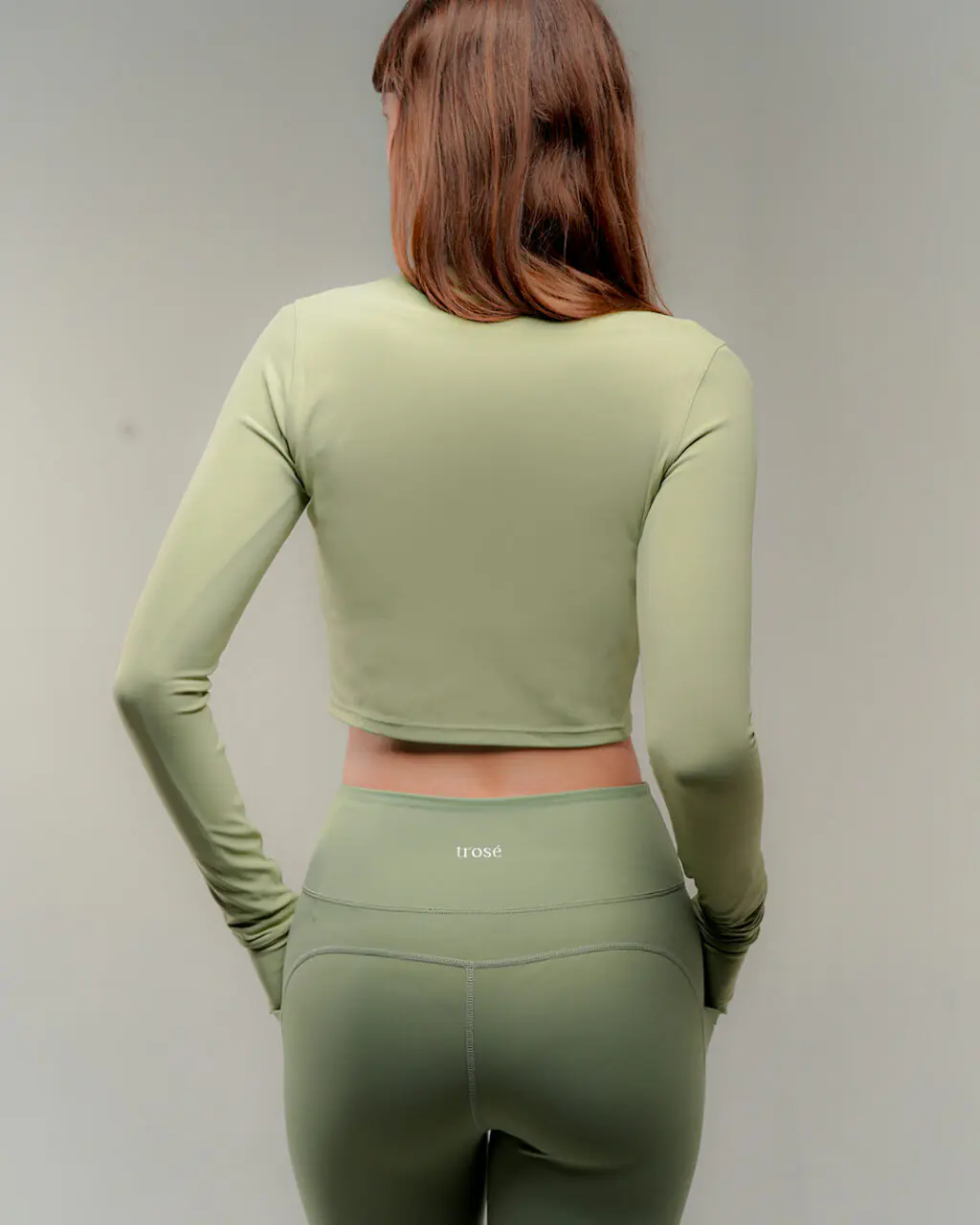 The Cropped Corsage Back View TROSE