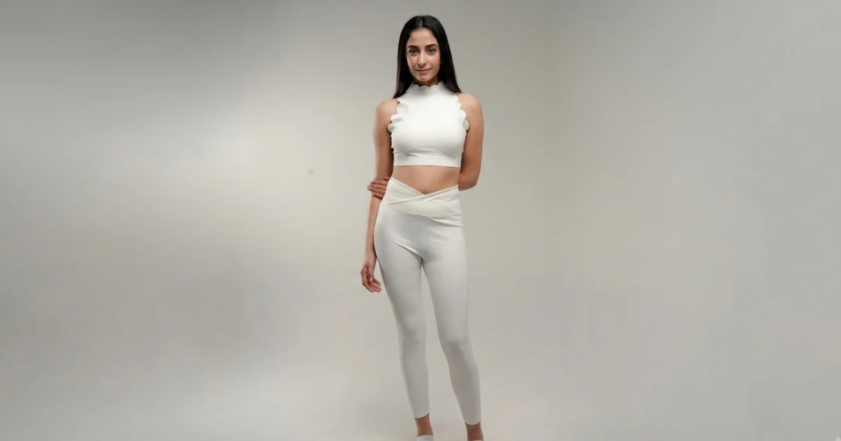 Crisscross Hourglass Leggings V-cut wasitband
